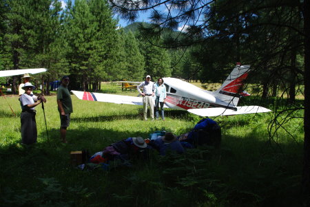 Camping Moose Creek, Idaho