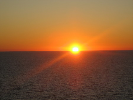 Sunrise at Cabo San Lucas