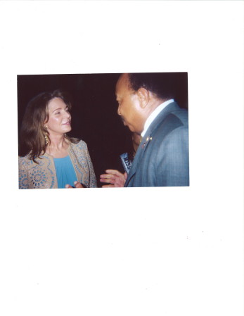 Queen Noor of Jordan and Vance Shaw