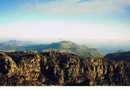 Looking North from top of Table Mountain