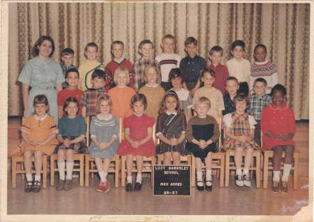 Wayne's class photo 1st grade