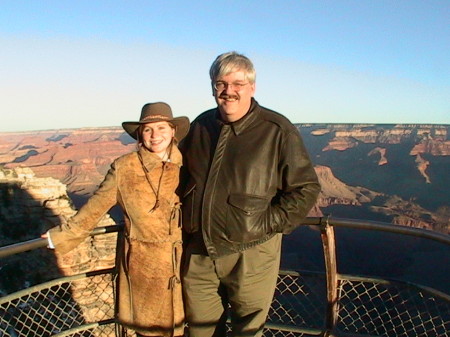 With my wife Nadya in Grand Canyon