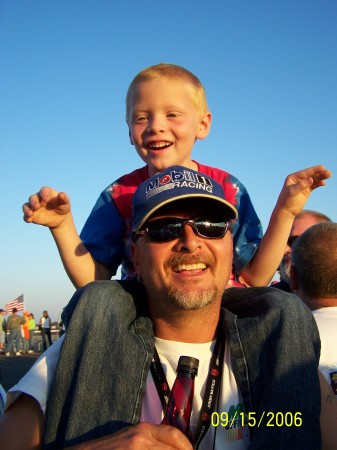 Me and AJ at Iowa Speedway