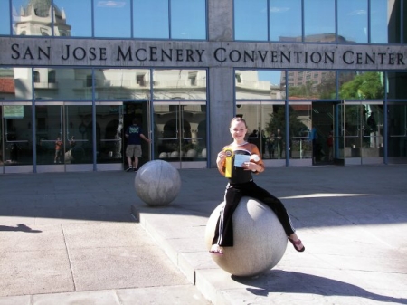 Lynnea at Tumbling Nationals in San Jose, CA