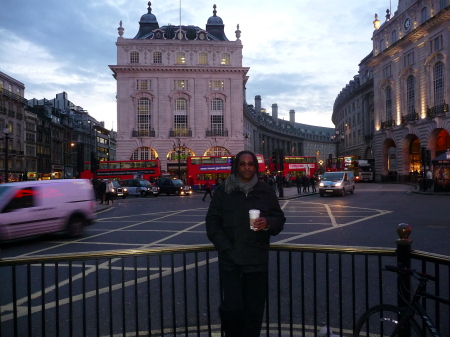 Hanging out on Piccadilly Circus