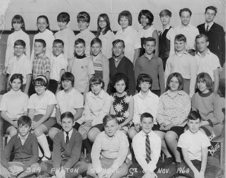 Miss Schulers' 8th Grade Class 1968