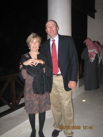 Laura (Timmins) and I in Bahrain this Februar