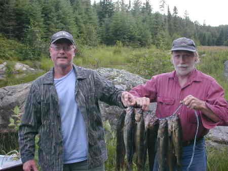 Ontario Walleyes, summer 2008, me on right