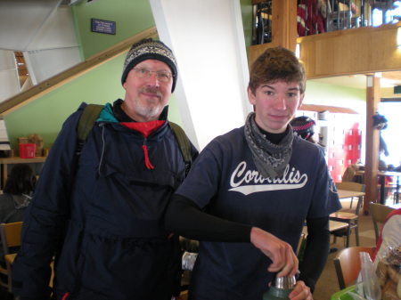 George and Collin at Mt. Bachelor