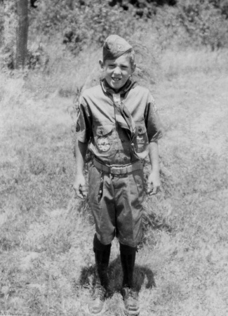 John as a Boy Scout in 1957