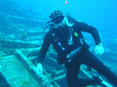 Diving a wreck