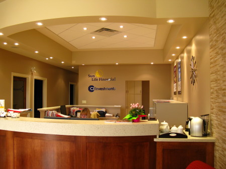 The second office in Fonthill.Part of interior