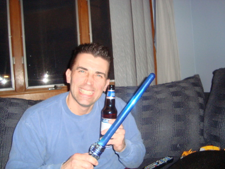 ALWAYS A BEER FIRST BEFORE A LIGHT SABER FIGHT