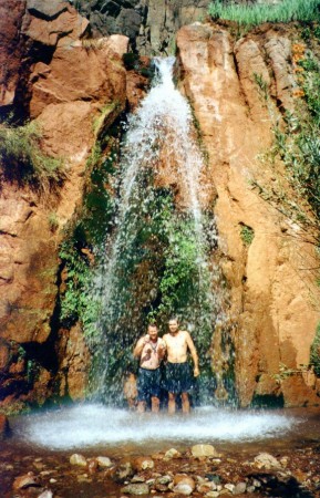 Taking a shower - Grand Canyon / 1998