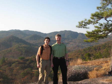 Me & son Jeremy at Mission Lazarus, Honduras