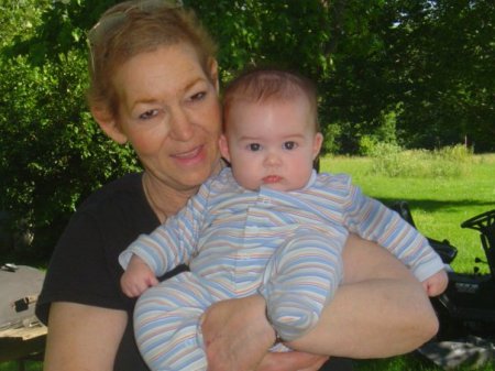 Tarrie and one of her grandkids