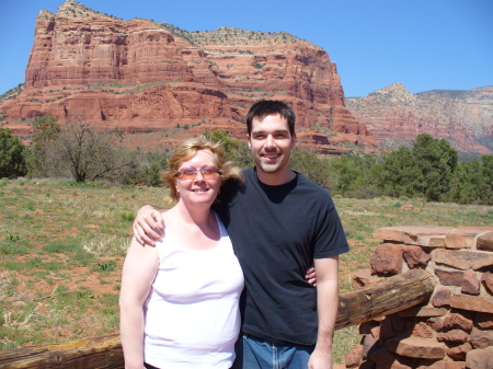 Me & my son Mike in Sedona, AZ