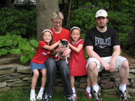 Enjoying the backyard in 2008