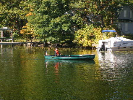 Dylan on the lake