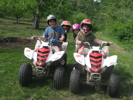 Cruising on the quads!