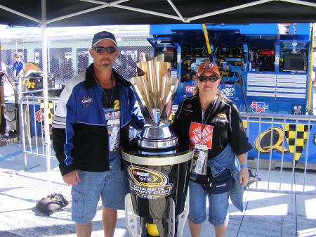 Pam and Charles NASCAR weekend '08