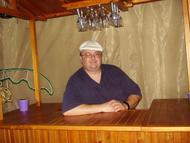 Me behind my Tiki Bar