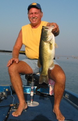 Fishing at Lake Fork on September 2, 2005