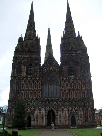 lichfield cathederal    england