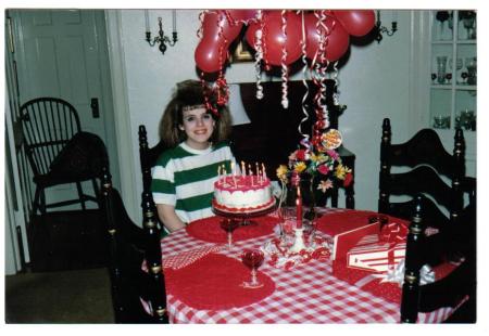 Junior year 17 years old birthday.... 1989.