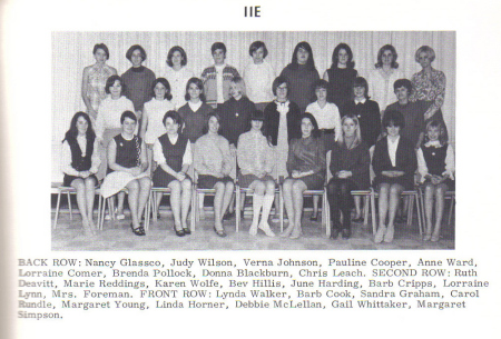 SDHS 1969 - Grade 11E