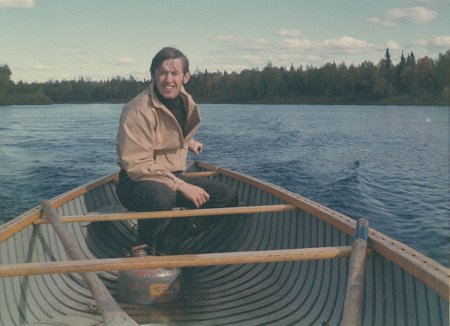 Graham at Cat Lake, October, 1968