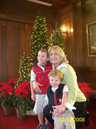 Christmas 2008 with grandsons