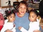 Me & my two of my three granddaughters
