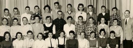 Mr Rowland&#39;s Grade 8 class in 1958