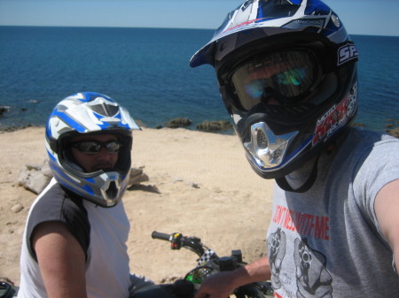 me and friend Eric in Rocky Point