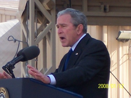 Pres Bush in the Middle East