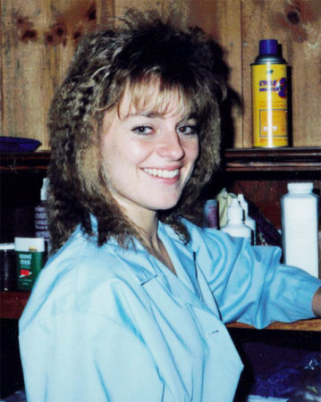 Working at the Vet Clinic with 80's Hair