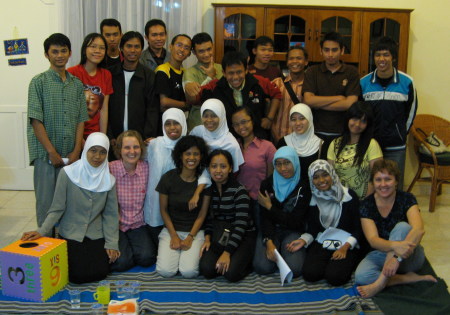 university students & friends in Indonesia