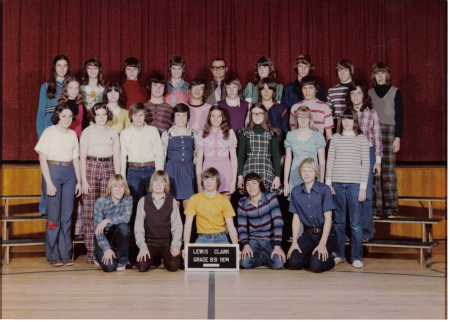 Mr. Simmons' 8th grade class 1974