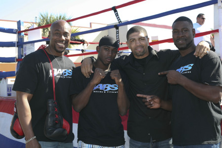 The JABS Team with Winky Wright