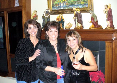 Me and the Girls at Christmas 2008