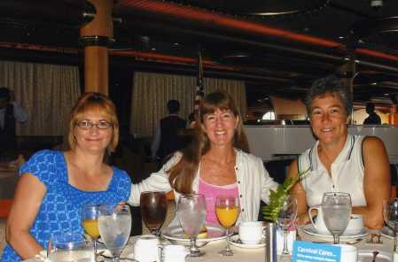 Dinner aboard Carnival Paradise