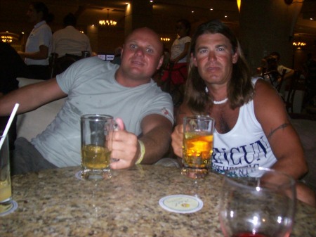 Me and my friend Marc from England in Cancun