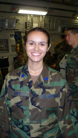 Cassie on her ROTC trip Hawaii