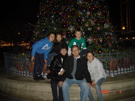 My family at Disneyland