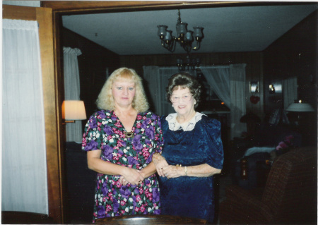 Me and my Mom taken in 1990