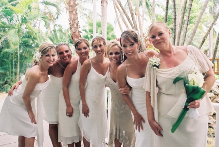 Jolie's wedding in the Cayman Isl.