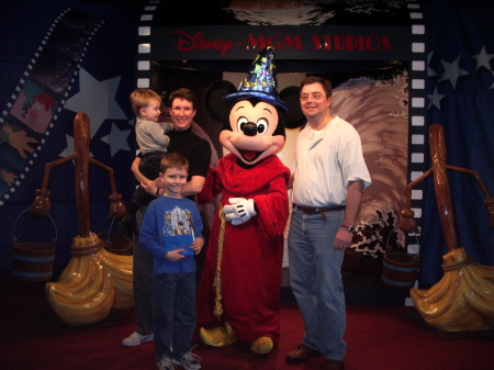 The family with Mickey