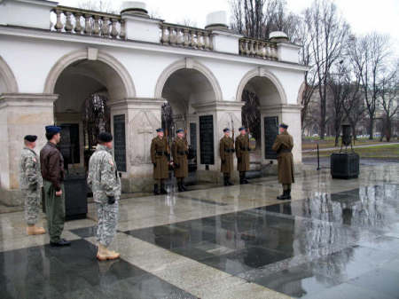 tomb of the unknown Soldier Warsaw Poland