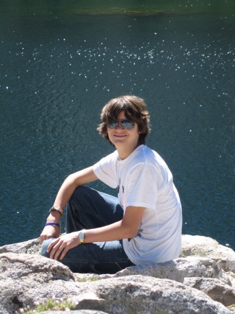 My Son Kevin in Mammoth Lakes